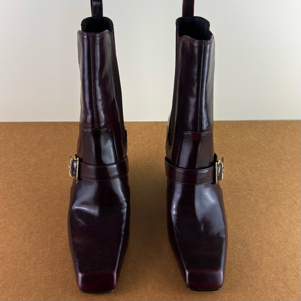 NEW SAM EDELMAN BUCKLE WESTERN BOOTIES - Picture 9 of 12
